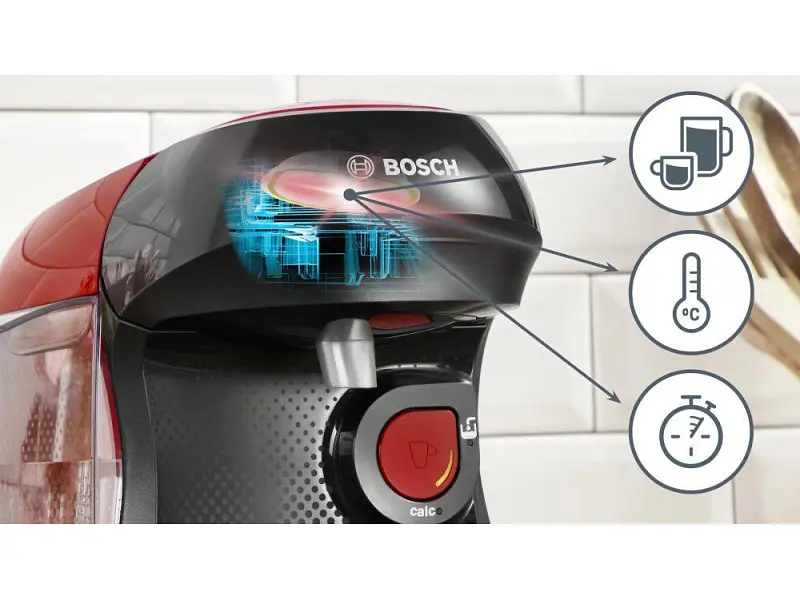 Капсульна кавоварка еспресо Bosch Tassimo Happy friendly red TAS103E - фото 9