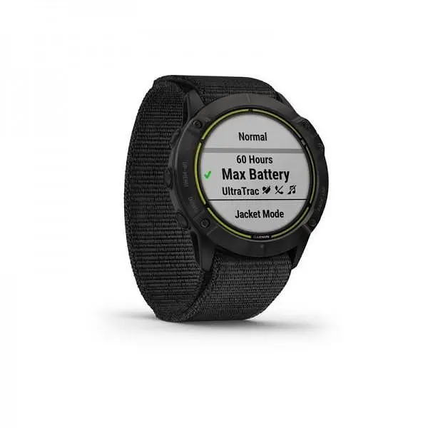 Смарт-годинник Garmin Enduro Carbon Gray Titanium with Black UltraFit Nylon Strap (010-02408-01/11) - фото 8