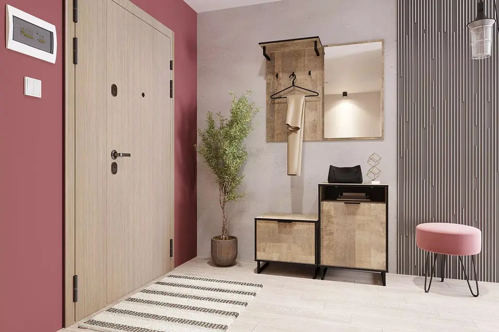Тумба Moreli Forte F-0003 у стилі Loft 550х814х400 мм Дуб Гранж Пісочний - фото 3