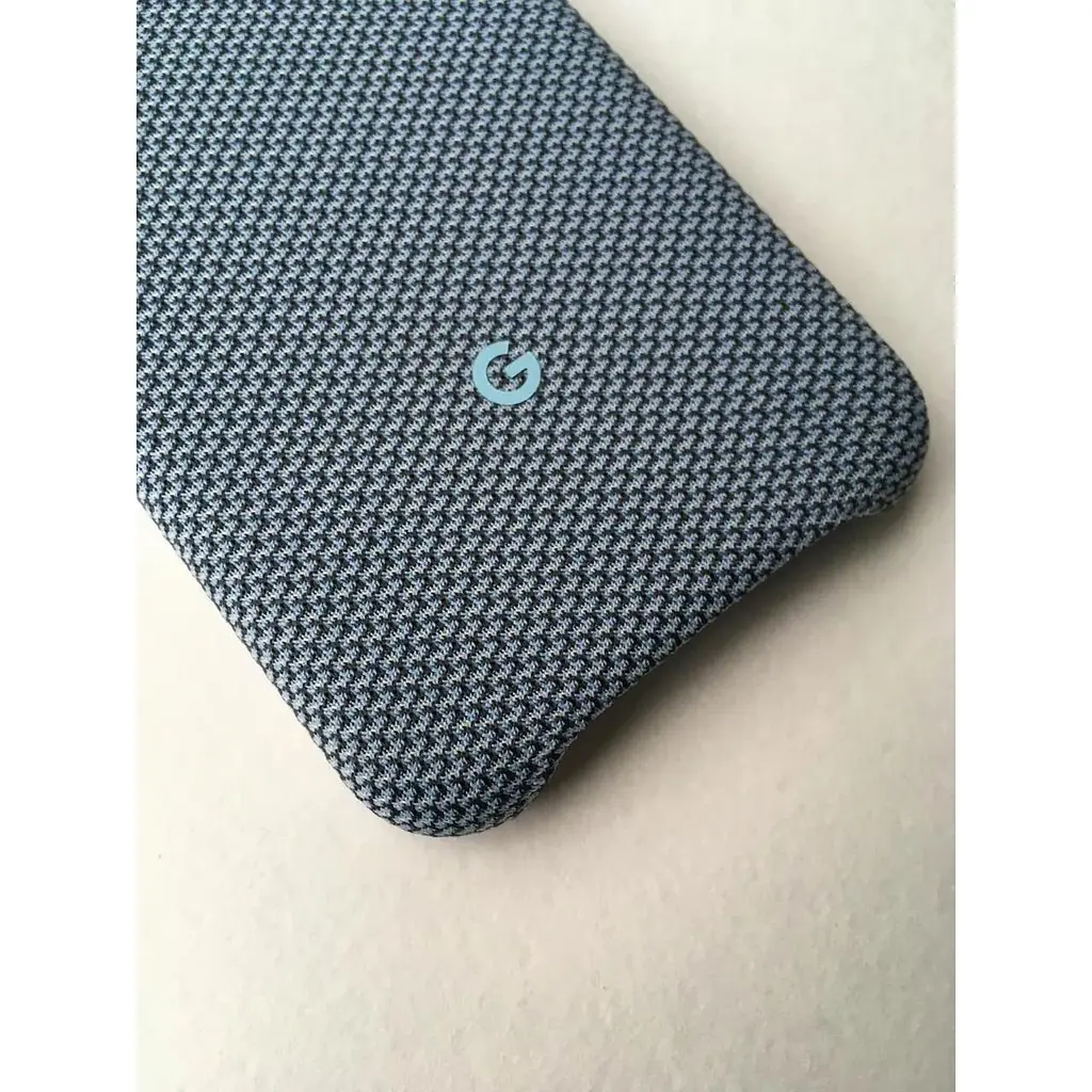 Противоударный чехол Google Soft Knit Fabric Case для Pixel 4 Blue Ish (GA01283) - фото 4