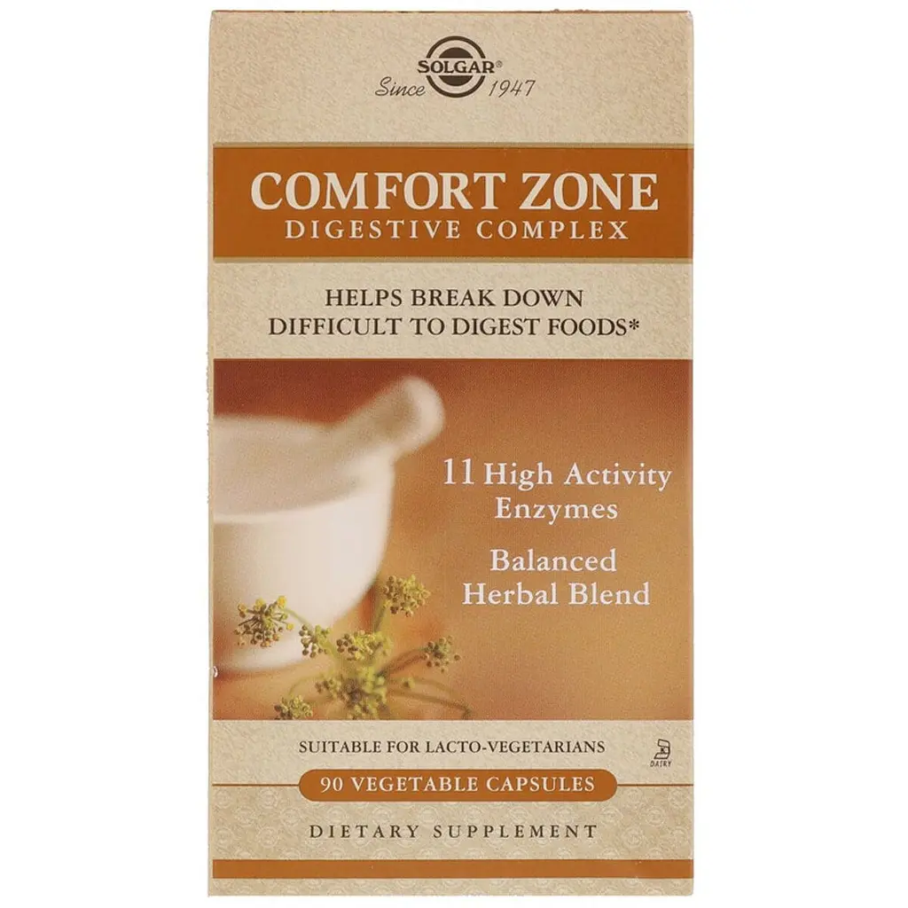 Травний комплекс Solgar Comfort Zone Digestive Complex 90 вегетаріанських капсул - фото 2