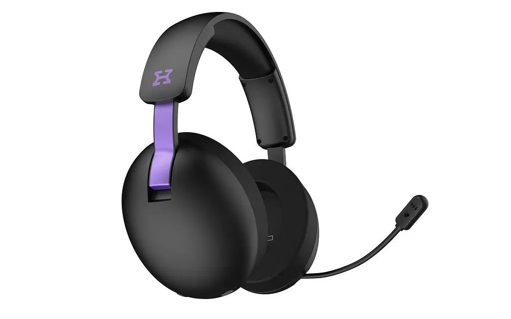 Bluetooth-гарнiтура Hator Hellyberry HH30 Wireless Чорний/Фіолетовий (HH30_wireless_BV) - фото 2