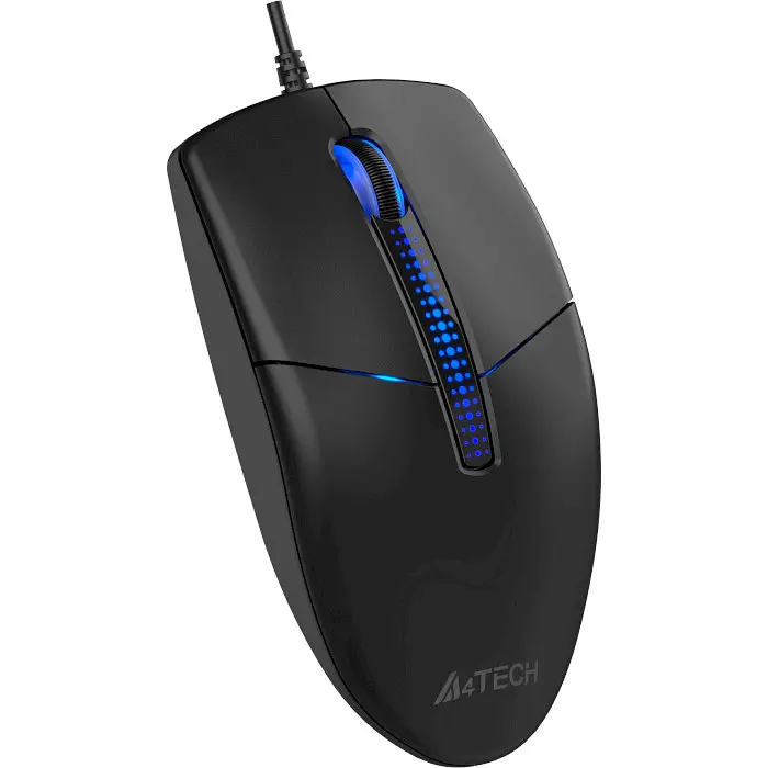 Миша A4Tech N-530S (Black) USB - фото 2