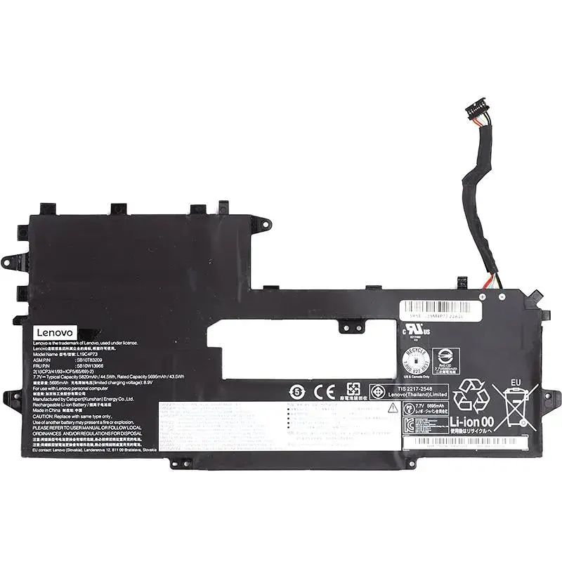 Акумулятор для ноутбуків LENOVO ThinkPad X1 Titanium Gen 1 13.5" (L19M4P73) 7.7V 5820mAh (original) (NB481361) - фото 2