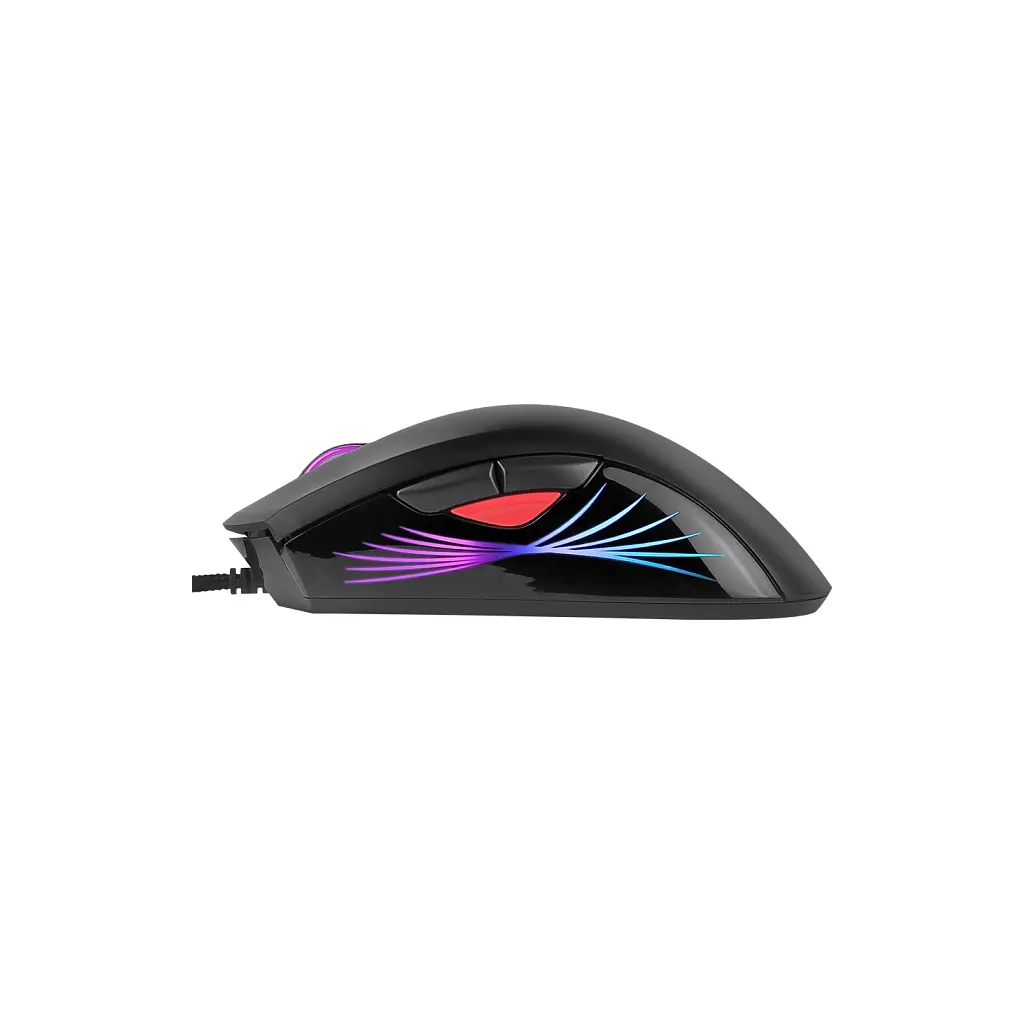 Мишка Marvo M519 RGB-LED USB Black (M519) - фото 6