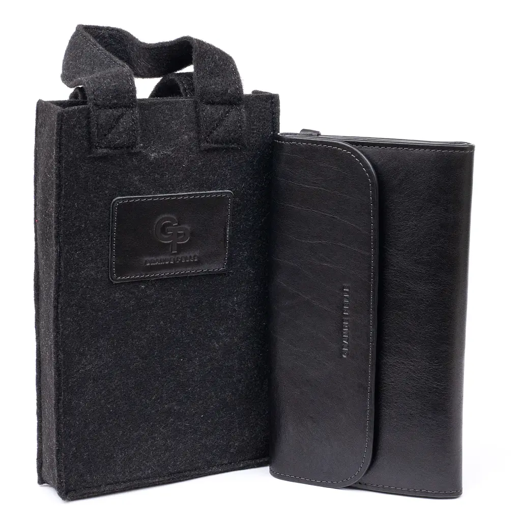 Чоловіча шкіряна барсетка GRANDE PELLE 22,3х12,5х2,7 см acs0015934 - фото 7