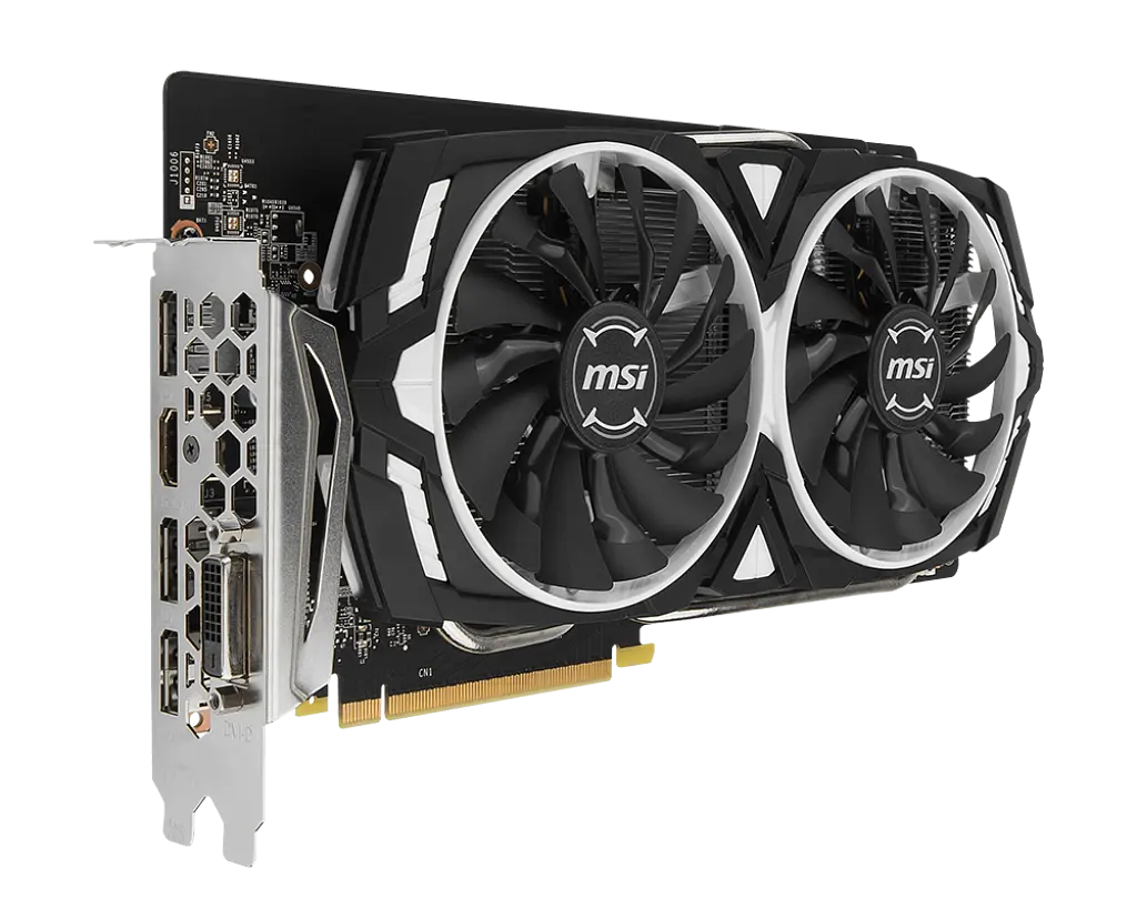 Видеокарта GeForce GTX 1060 6GB MSI Armor (GTX 1060 ARMOR 6G) Б/У - фото 1
