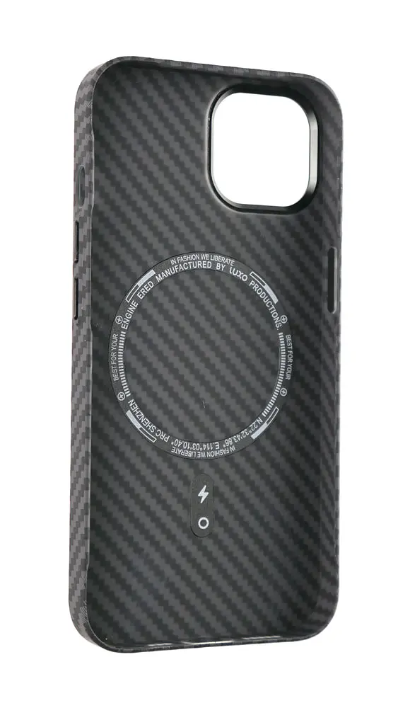 Чохол Luxo Free Air CarBon with MagSafe iPhone 13 PRO Black - фото 3