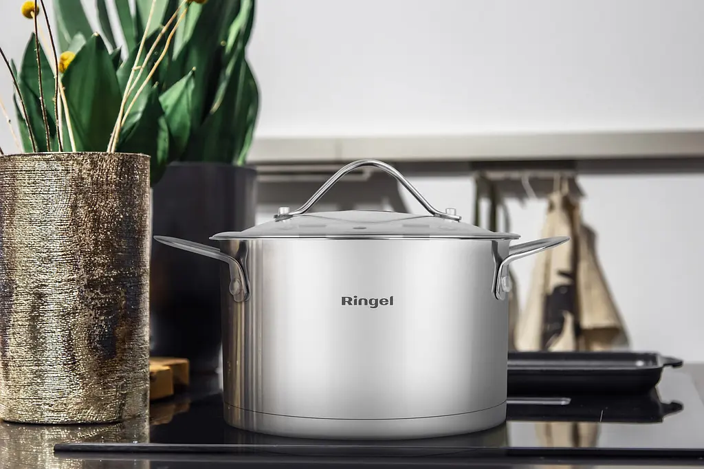 Каструля RINGEL Fusion 22 см 4.7л нержавіюча сталь ㅤ ㅤ - фото 4