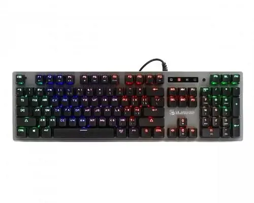 Клавіатура Bloody B760, Grey, USB, оптомеханічна (перемикачі LK Light Strike) A4Tech teh0028279