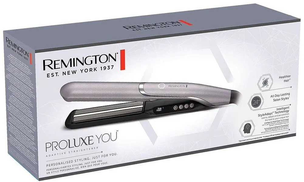 Випрямляч Remington ProLuxe You Adaptive, 52Вт, темп.режимів-9, 150-230С, дисплей, іонізація, кераміка, чорно-сірий - фото 8
