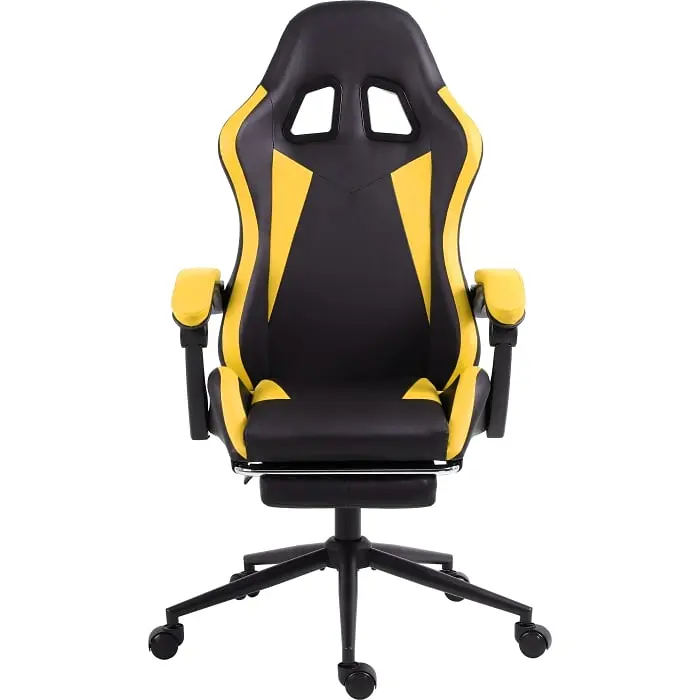 Геймерське крісло GT Racer чорне з жовтим (X-2323 Black/Yellow) - фото 2