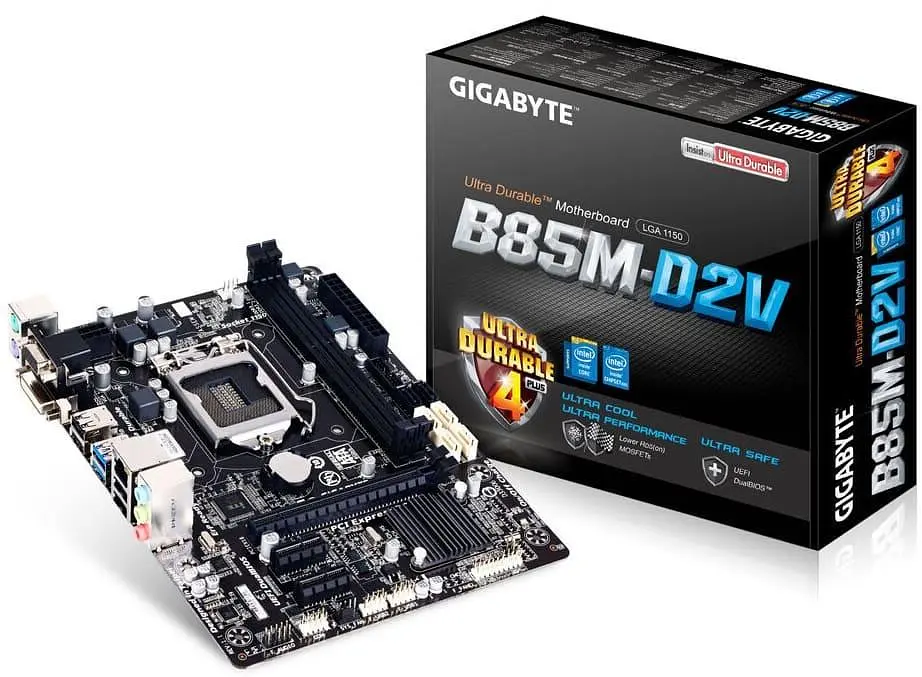 Материнская плата Gigabyte GA-B85M-D2V (GA-B85M-D2V) (Socket 1150, Intel B85, Micro-ATX) Б/у - фото 4