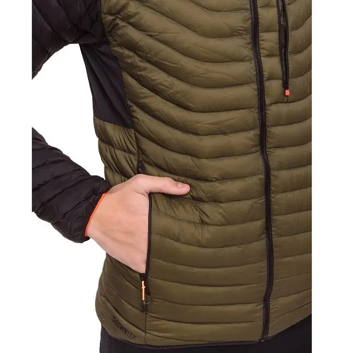 Куртка Dynafit Radical DWN Mens Hood Jacket M Черный-Оливковый - фото 5