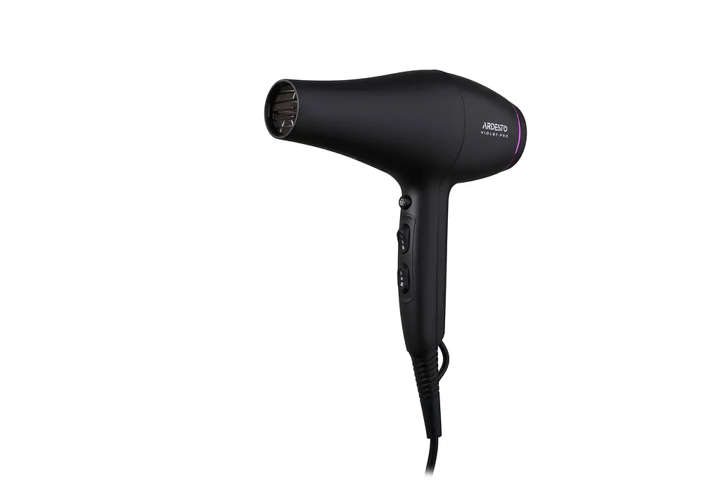 Фен Ardesto Violet PRO HD-Y222PRO, 1850-2200Вт, 2 швидкості, 3темп.режиму, дифузор, чорний - фото 10