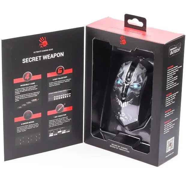 Миша ігрова A4Tech Bloody R80 Plus Bloody (Skull) - фото 6