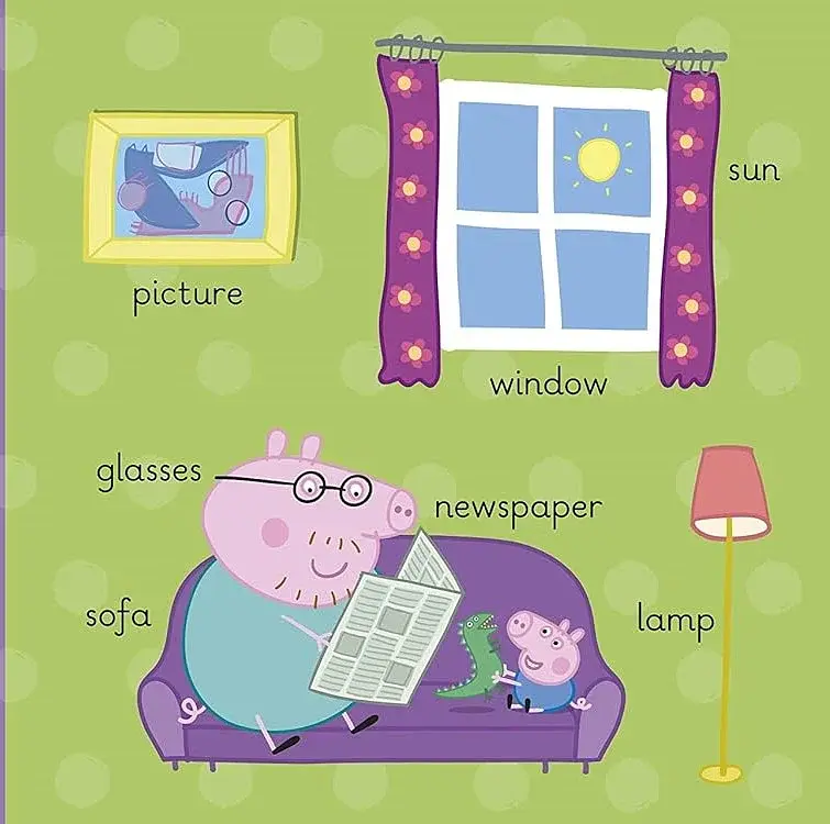 Peppa’s First 100 Words. An early-learning lift-the-flap book for toddlers - фото 5