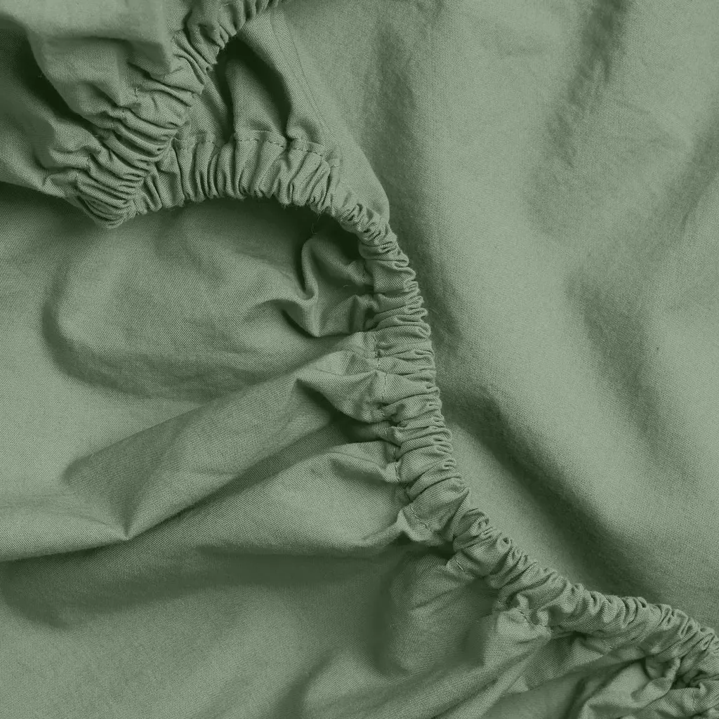 Простирадло на резинці з вареної бавовни Cosas Meditative 150х200х20 см (109WashedCottonMeditative_150x200x20) - фото 2