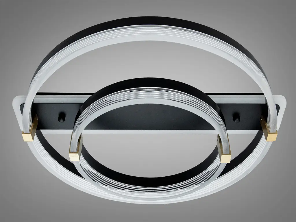 LED-люстра кільця Diasha 5248/500+300BK 75W, 4125 lm - фото 5