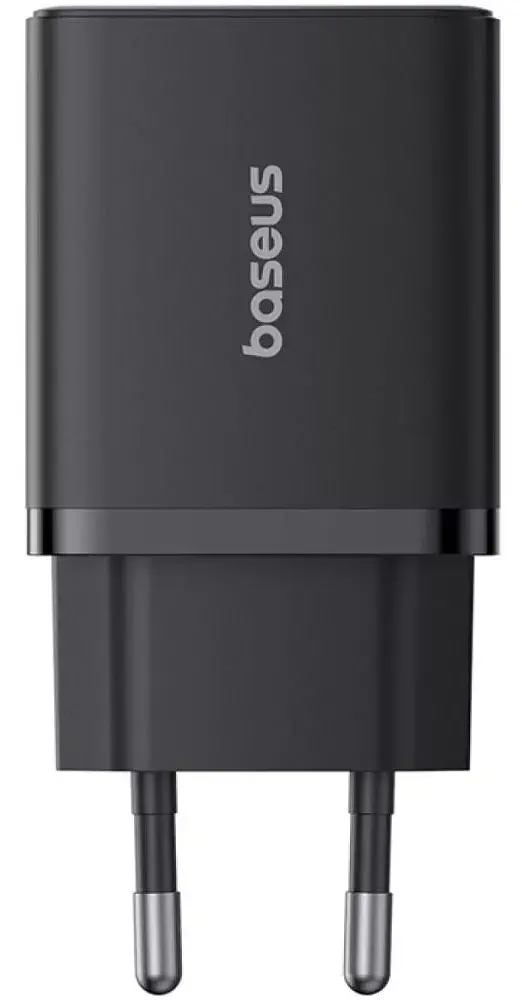 Мережевий зарядний пристрій Baseus Cube Fast Charger USB+Type-C 20 W P10111403113-00 Black - фото 3