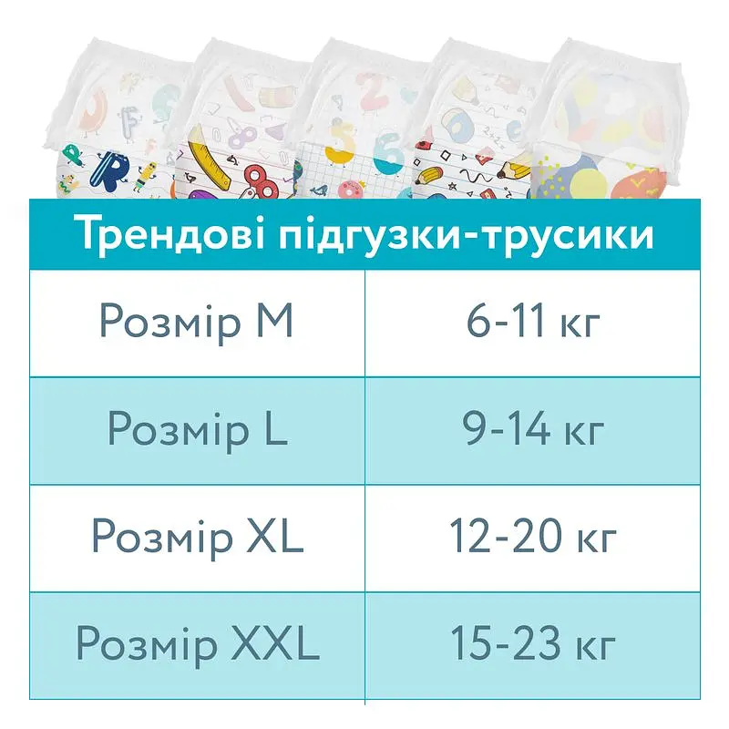 Підгузки-трусики Offspring Colouriffic, розмір XXL, 15-23 кг, 24 шт. (DP-OI-FAP-XXL24P-COL) - фото 2