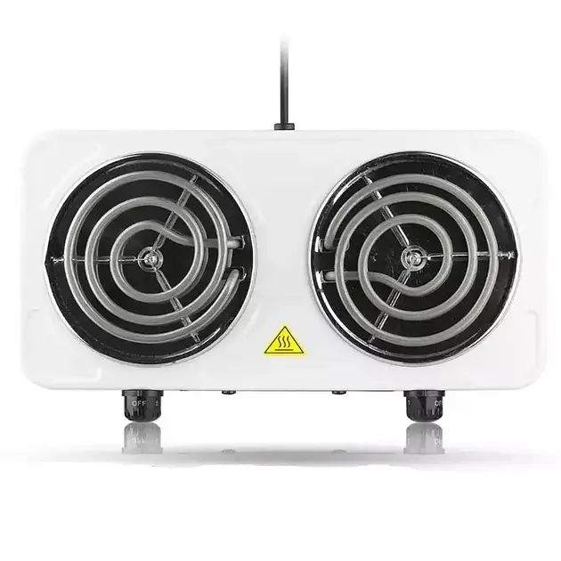 Настільна електрична плита на 2 конфорки 2500Вт XPRO 8020B (MER-15297_391) - фото 3