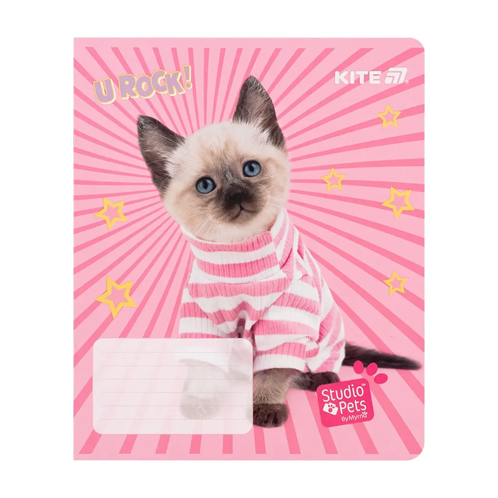 Зошит Kite Studio Pets, 12 аркушів, клітинка (SP25-232), в асортименті - фото 4