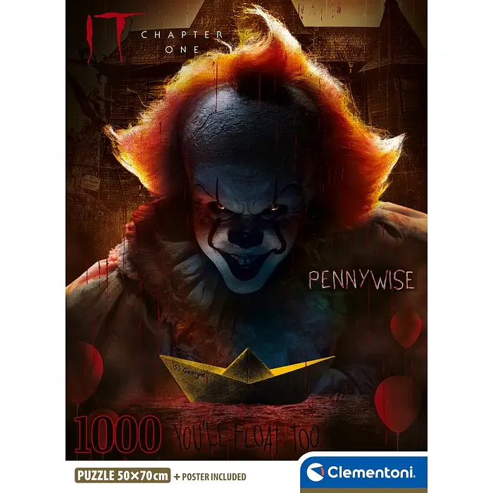 Пазл Оно Пеннивайз (IT) - 1000 шт Clementoni 37097 - фото 4