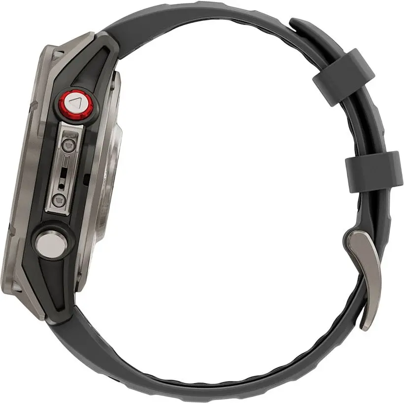 Смарт-годинник Garmin Fenix 8 Pro AMOLED Sapphire 47mm Carbon Gray DLC Titanium with Graphite/Black Silicone Band (010-03198-11) [145041] - фото 4