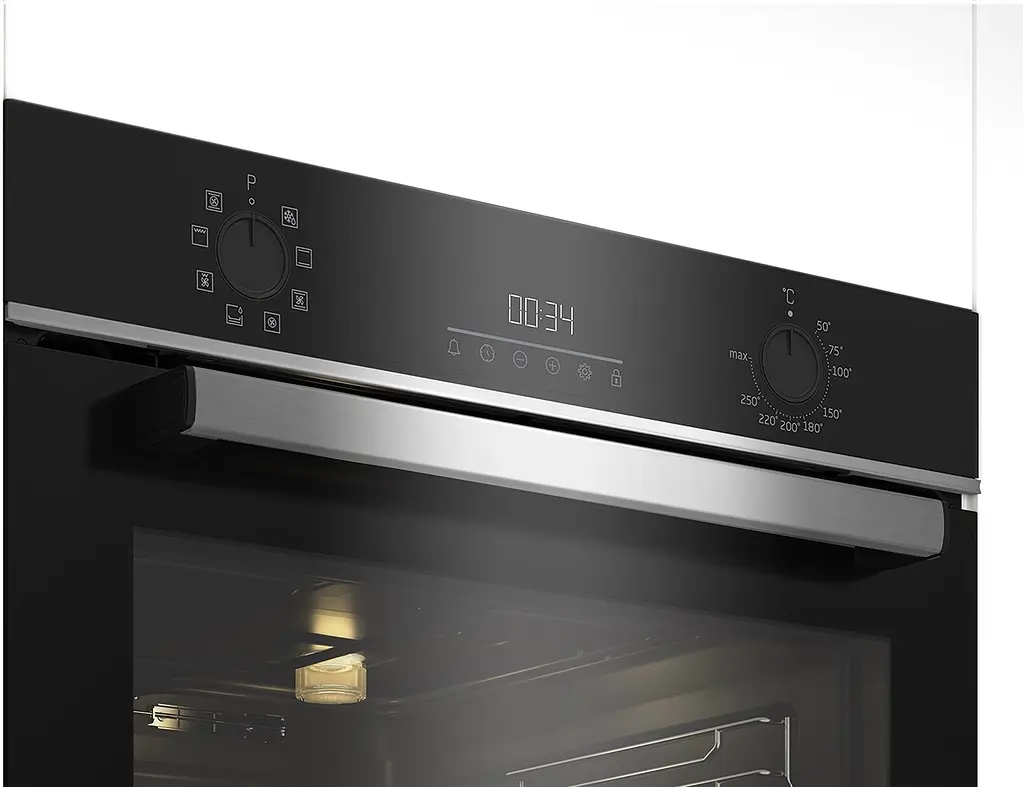 Духова шафа електрична Beko A дисплей конвекція чорний 72 л - фото 3