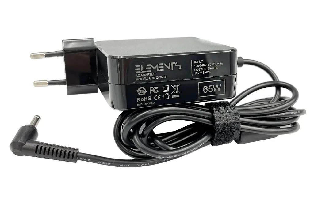 Блок живлення для Asus 19V 3.42A 65W 4.0x1.35 Elements (Q70-ZWA65) - фото 2