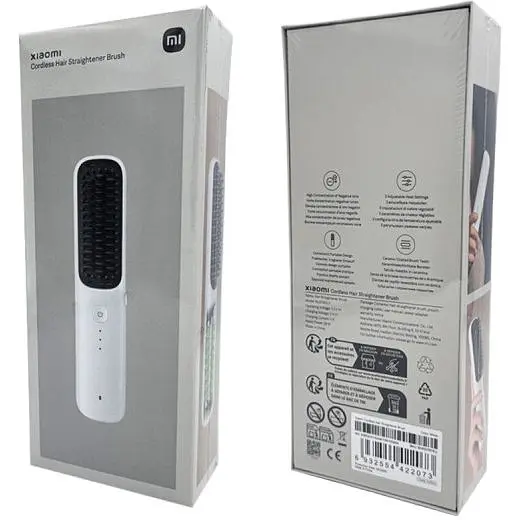 Бездротовий гребінець для випрямлення волосся Xiaomi Cordless Hair Straightener Brush EU - фото 3