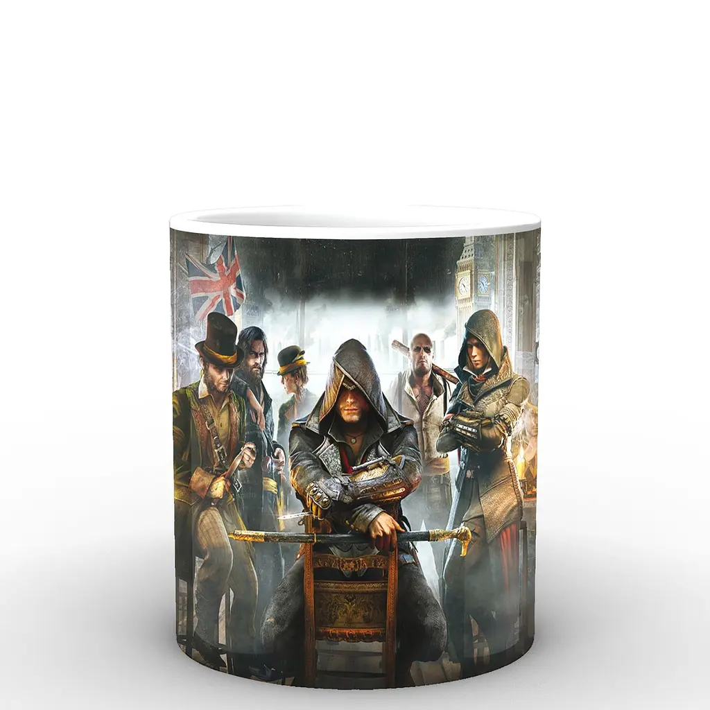 Кухоль GeekLand Assassins Creed в барі AC.02.14 330 мл білий - фото 3