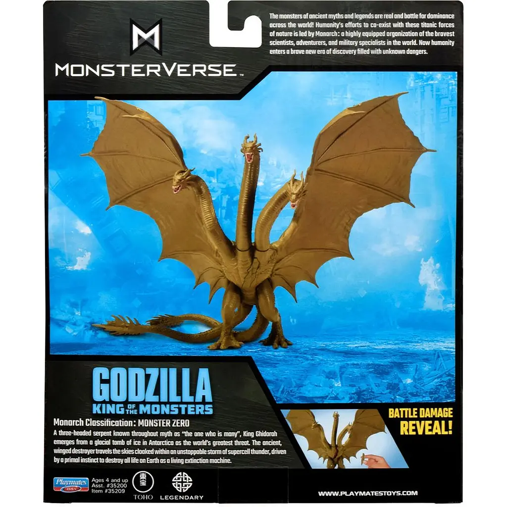 Ігрова фігурка Godzilla vs. Kong S2 Король Гідора (35209) - фото 4