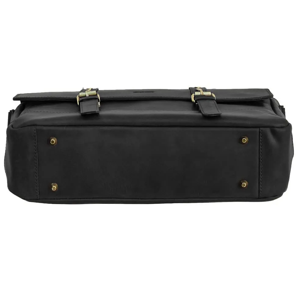 Портфель чоловічий шкіряний TARWA 38х31х9 см sum0028402 - фото 6