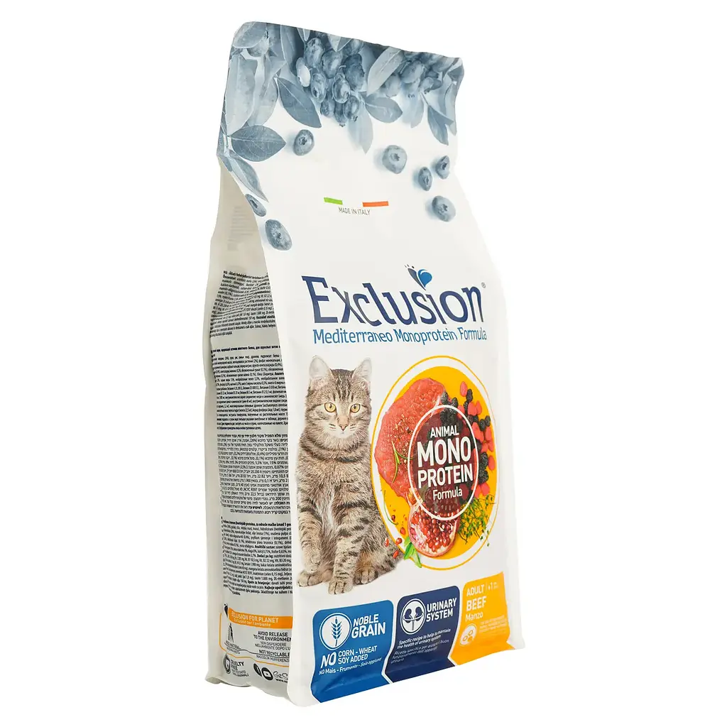 Сухий корм для котів Exclusion Noble Grain Cat Adult Beef 1.5 кг - фото 3