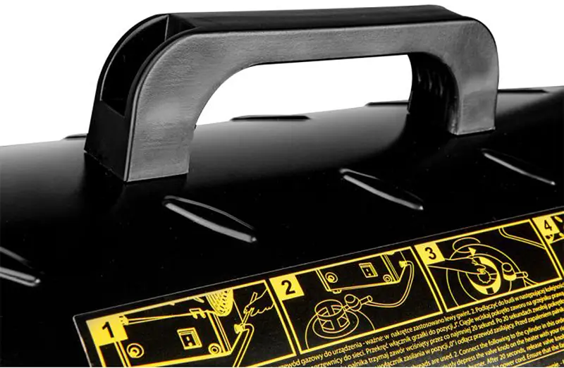 Теплова гармата Neo Tools 50 кВт, площа обігріву 500 кв.м., підлоговий, чорний (90-085) - фото 5