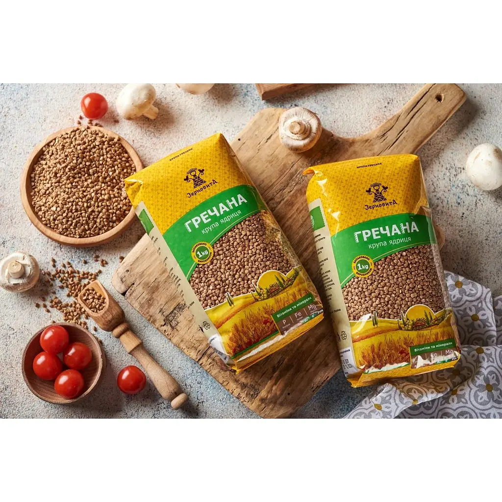 Крупа гречневая Зерновита 2 кг (2 шт. x 1 кг) - фото 3