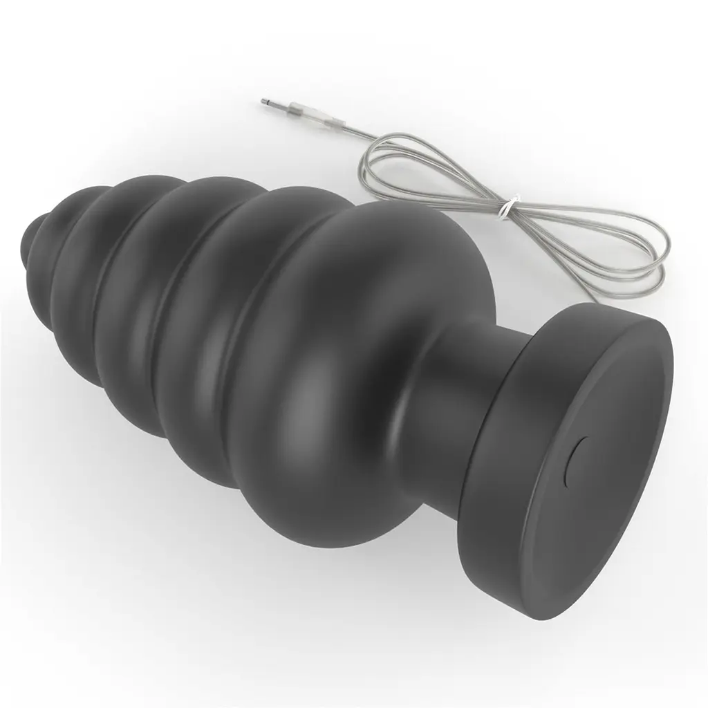 Анальна пробка King Sized Vibrating Anal Cracker 7, 18 см (чорний) - фото 4