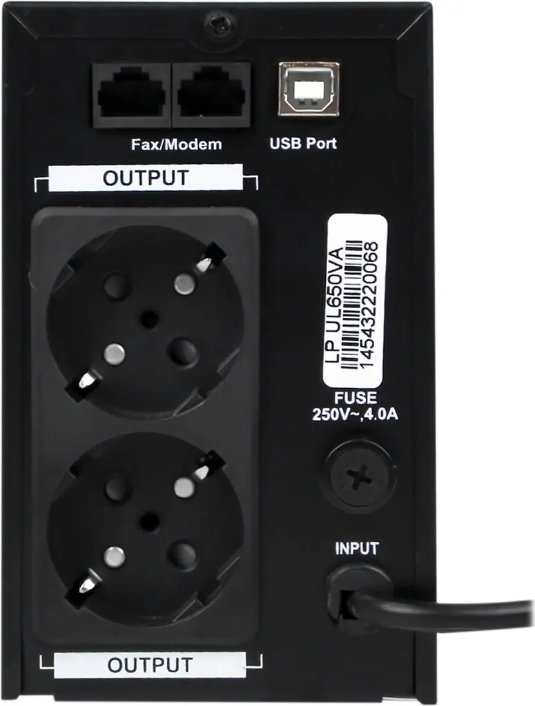 ДБЖ LogicPower UL650VA (390Вт) (1454) - фото 3