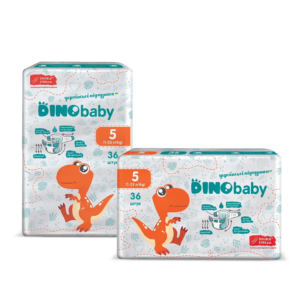 Подгузники Dino Baby 5 (11-25 кг), 36 шт. - фото 3