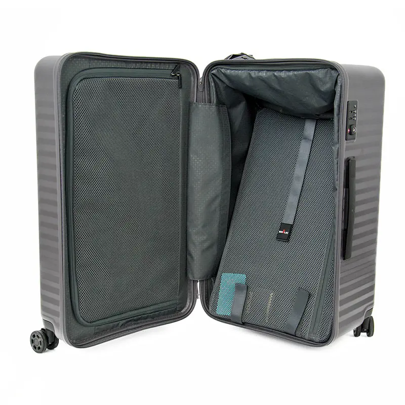 Валіза Echolac Celestra Supertrunk на 4 колесах M Dark Grey (EcPC183K-402-04) - фото 10