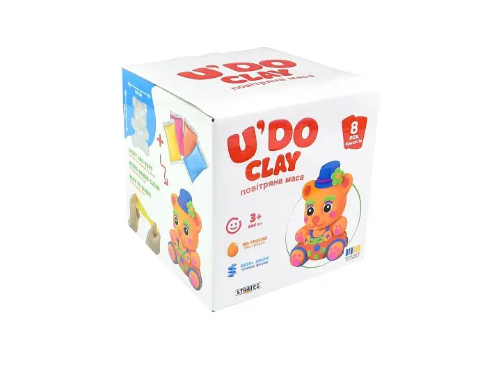 Набір для творчості Ліплення. Ведмідь U'DO Clay, Strateg