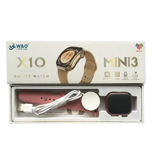 Смарт-годинник Smart Watch W&O X10 Mini 3 Рожевий - фото 2