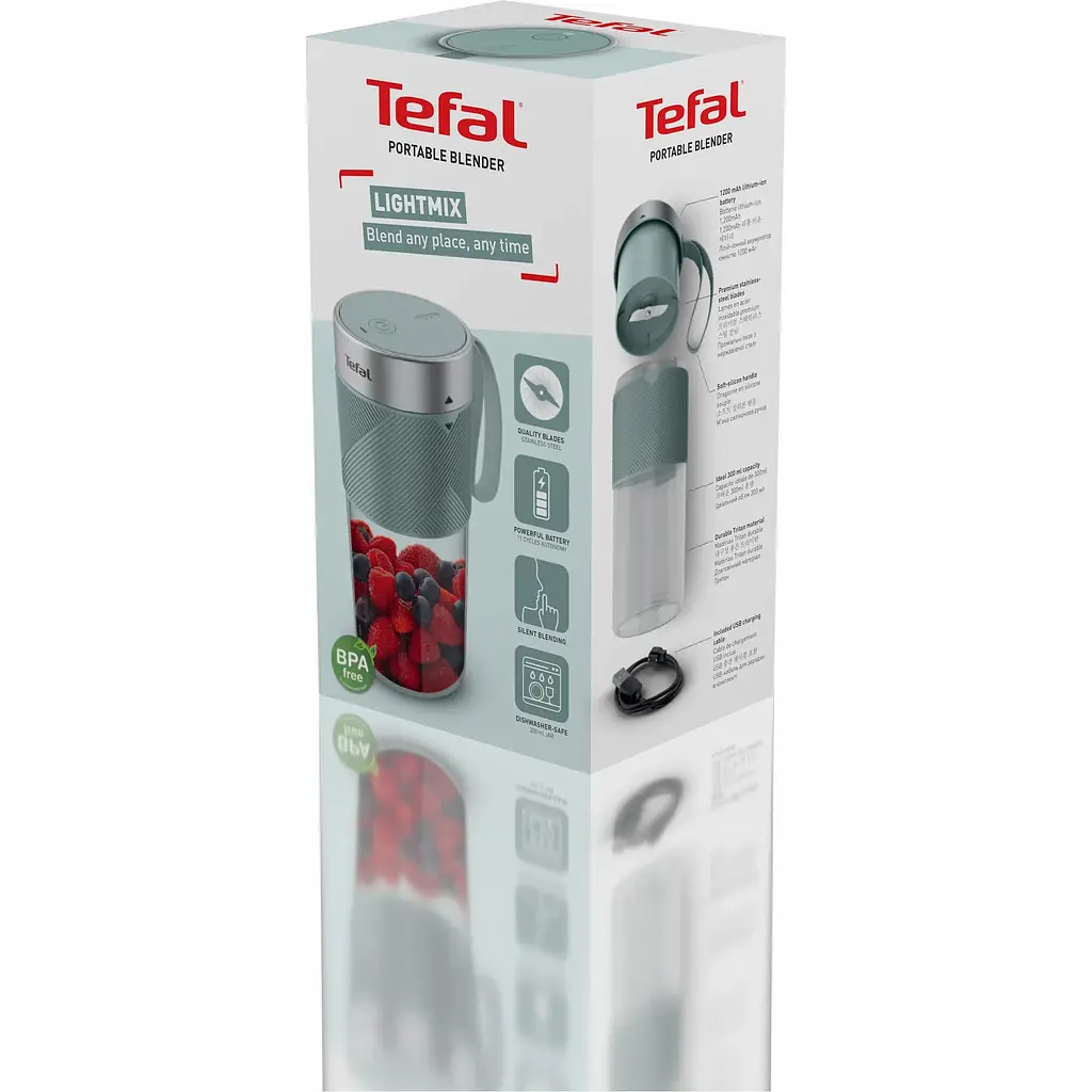 Блендер портативный Tefal Lightmix для полосы зеленый (BL1C0430) - фото 15