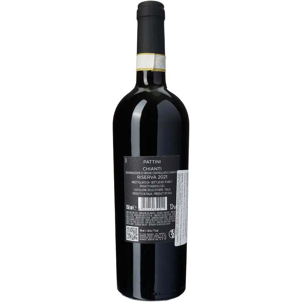 Вино Pattini Chianti Riserva DOCG червоне сухе 13% 0.75 л - фото 4