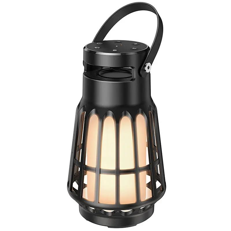 Колонка Bluetooth Hoco BS61 Wild fun outdoor campinh light Magic black night