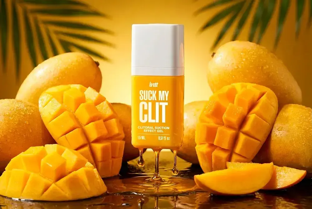 Гель для стимуляції Intt Suck My Clit Tropical Mango 15 мл - фото 8