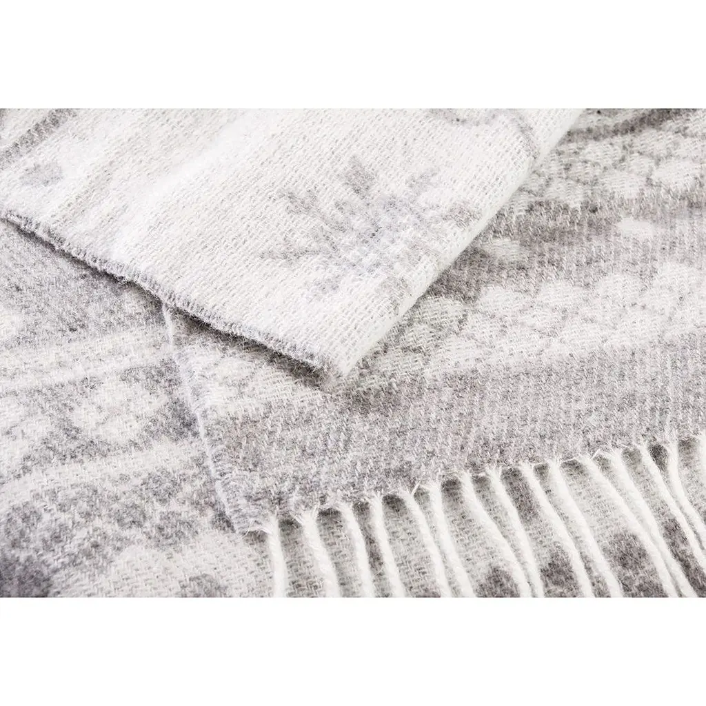 Плед Love You Олені меринос 140х200 см сірий (4078) - фото 4