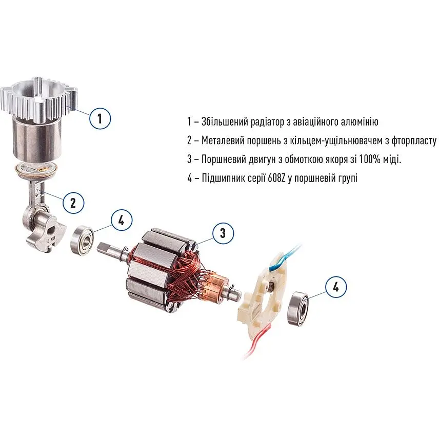Компрессор Vitol 150 psi 25Amp (K-70) - фото 10